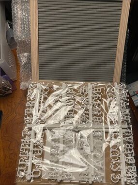 Changeable Letter Board in Brown by